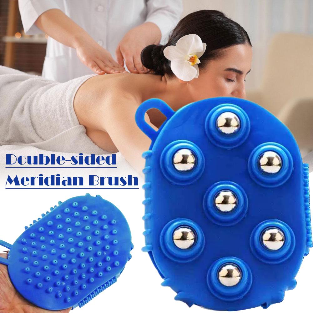 Spa And Wellness - Lymphatic Drainage Gloves Brush Handheld Massagers