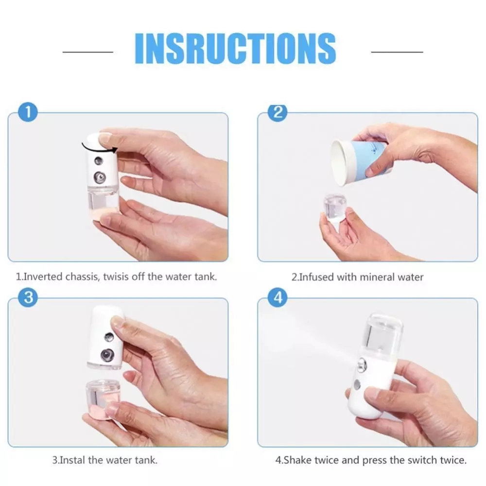 Nano Facial Mister Sprayer Por - огляд і ціна Facial Steamer Nano