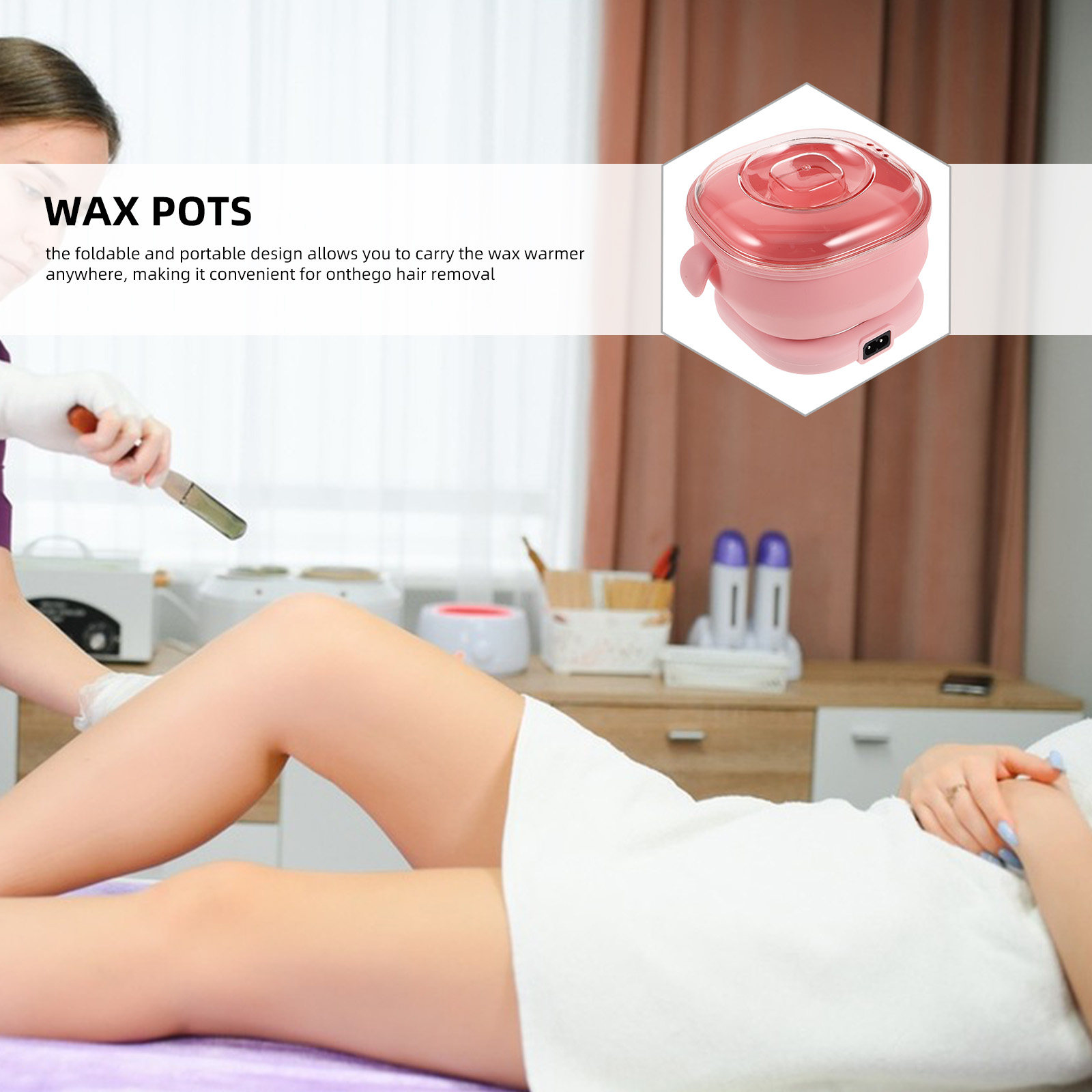 Portable Foldable Wax Warmer S - огляд і ціна Waxing Kit Home