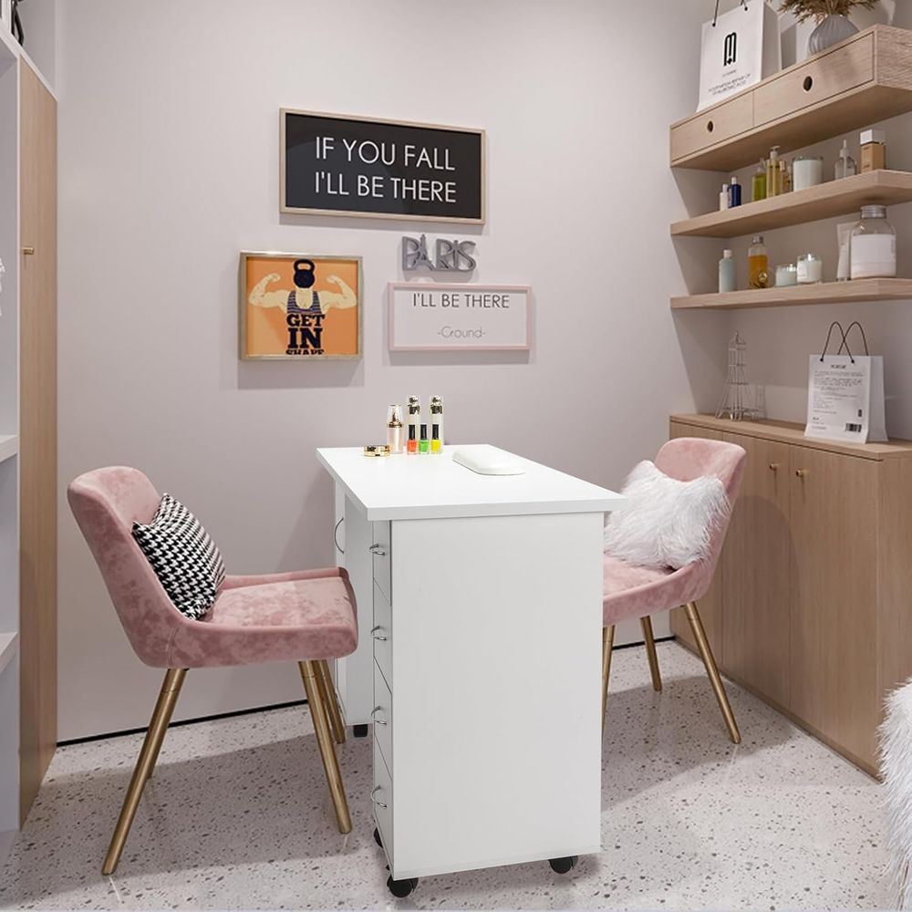 Rolling Manicure Table Nail De - огляд і ціна W Spa & Wellness