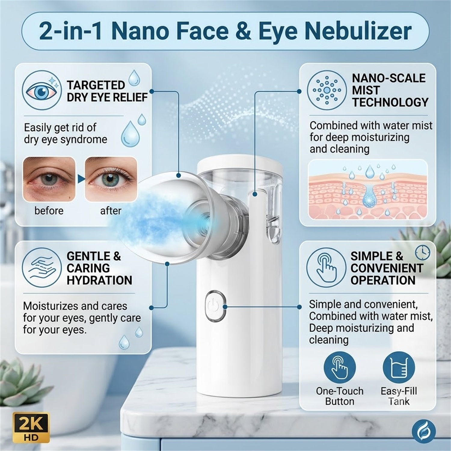 Eye Nano Sprayer Electric Eye  - огляд і ціна Facial Steamer Nano