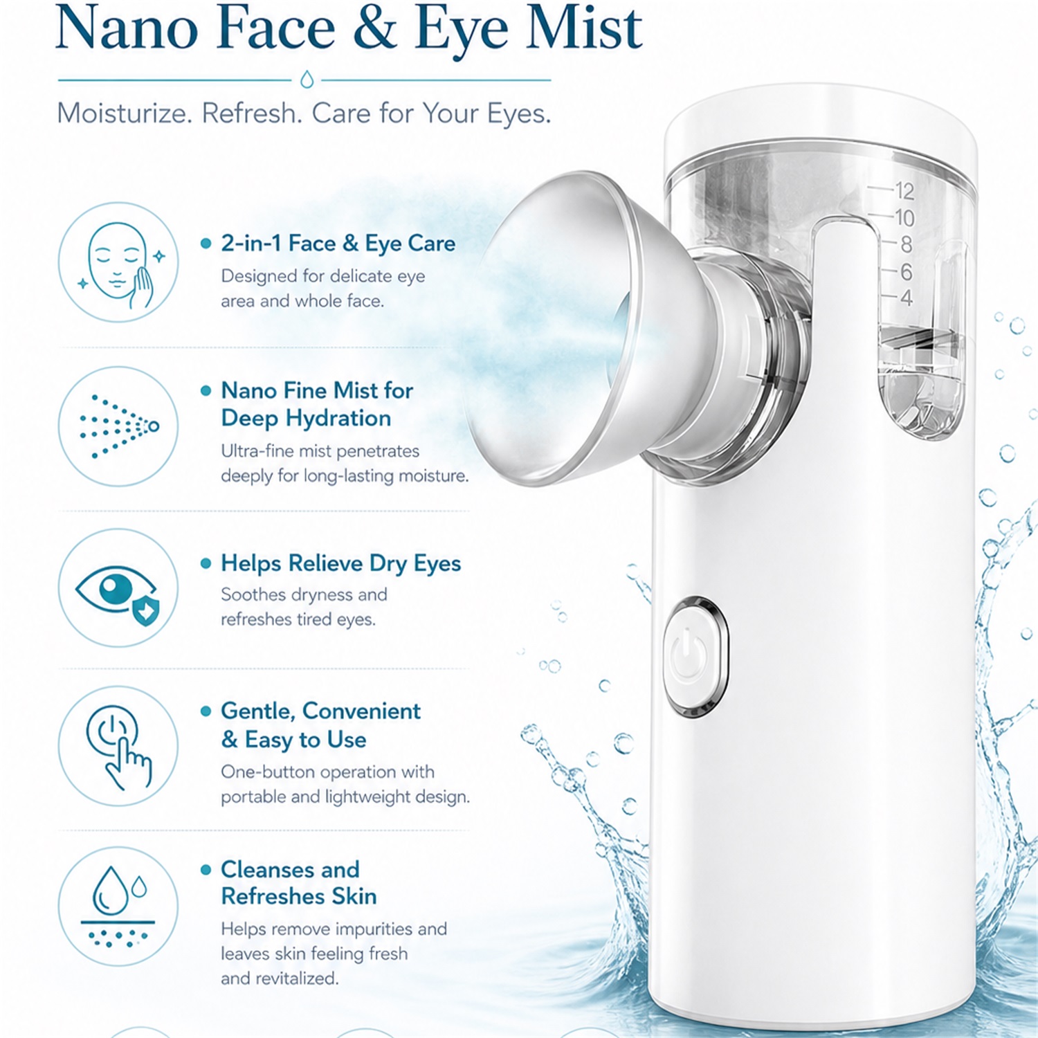 Eye Nano Sprayer Electric Eye  - огляд і ціна Facial Steamer Nano