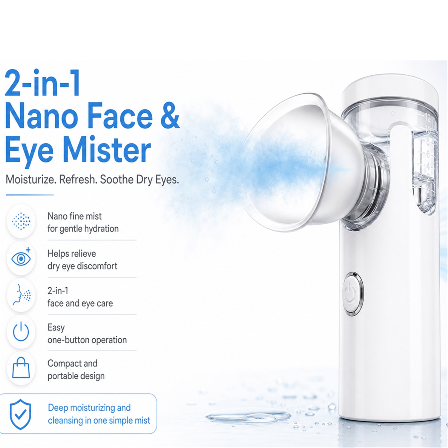 Eye Nano Sprayer Electric Eye  - огляд і ціна Facial Steamer Nano