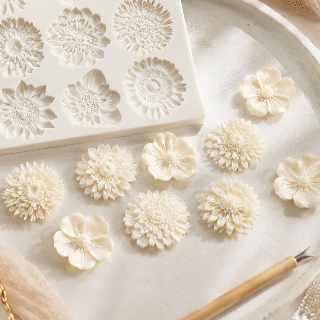 Flower Silicone Mold Set for R - огляд і ціна Waxing Kit Home