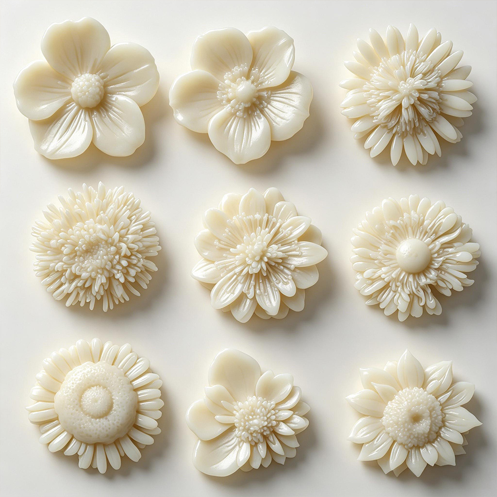 Flower Silicone Mold Set for R - огляд і ціна Waxing Kit Home