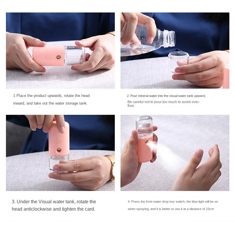 Mini Portable Humidifier Facia - огляд і ціна Facial Steamer Nano