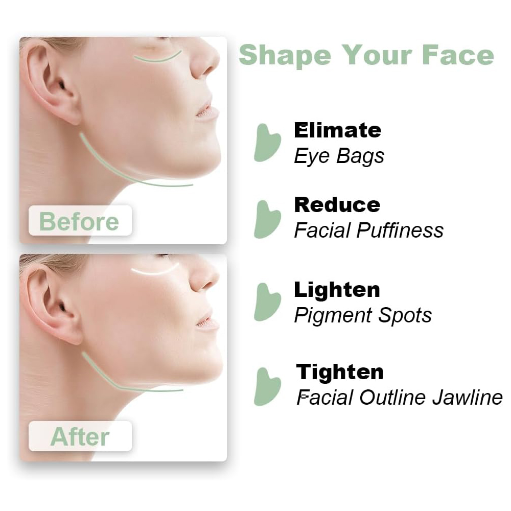 1PCS Natural Glass Jade Scrapi - огляд і ціна Spa And Wellness