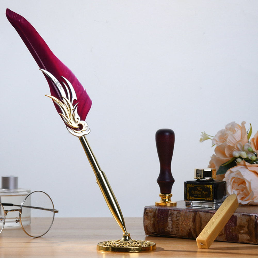 Quill Pen and Ink Set Retro Fe - огляд і ціна Waxing Kit Home