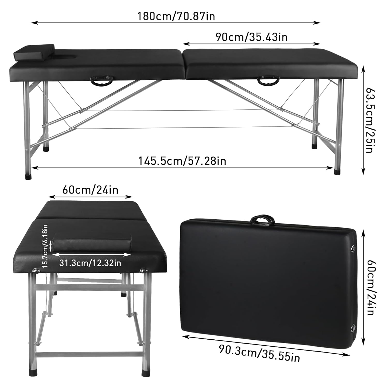 Portable Folding Massage Table - огляд і ціна W Spa & Wellness
