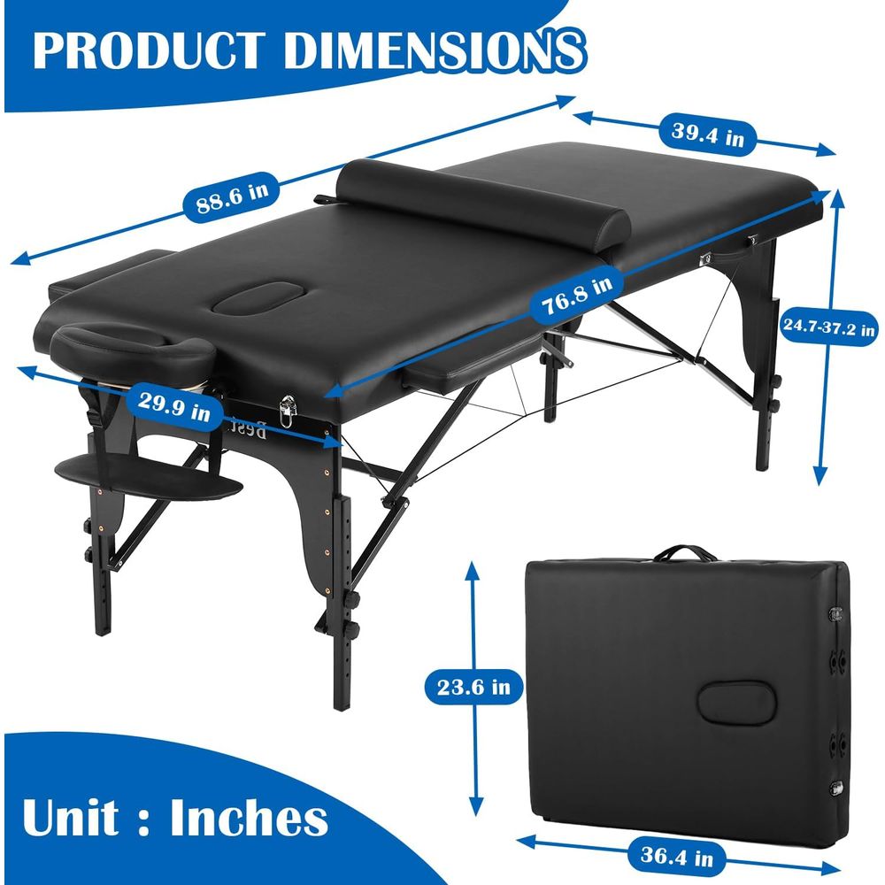 Massage Bed Portable Massage T - огляд і ціна W Spa & Wellness