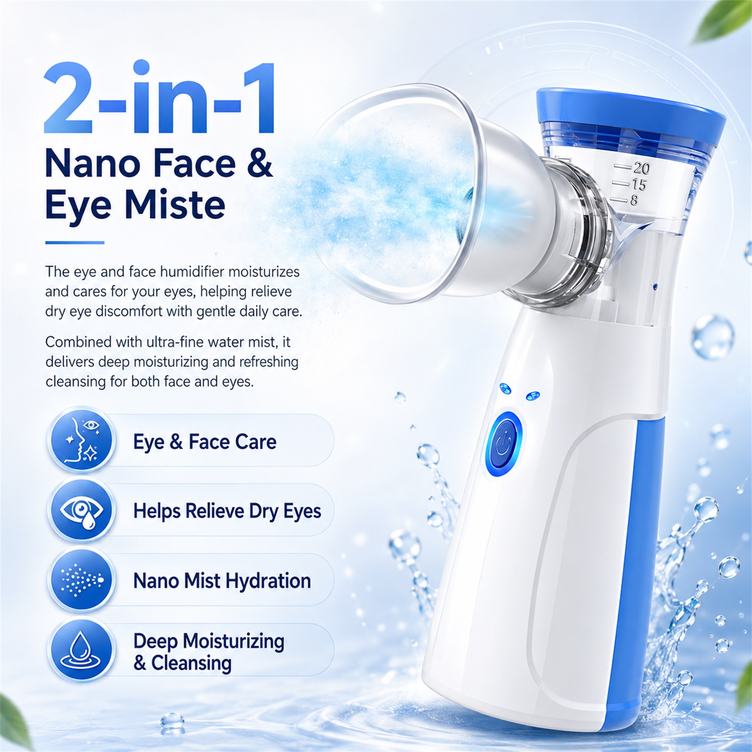 Handheld Facial Nano Mister Po - огляд і ціна Facial Steamer Nano